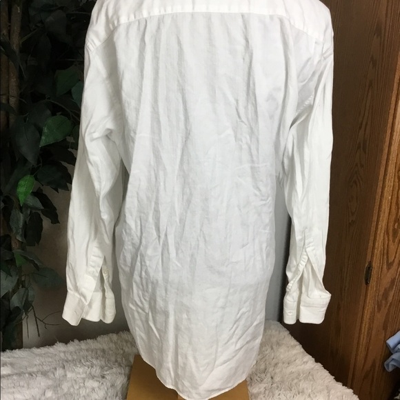 Perry Ellis Portfolio Large (16) 32/33 white button down long sleeve shi… - Picture 11 of 11